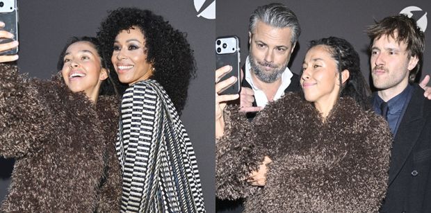 Córka Omeny Mensah też wpadła na Top Charity Art. Strzelała sobie fotki z mamą i znanymi znajomymi (ZDJĘCIA)