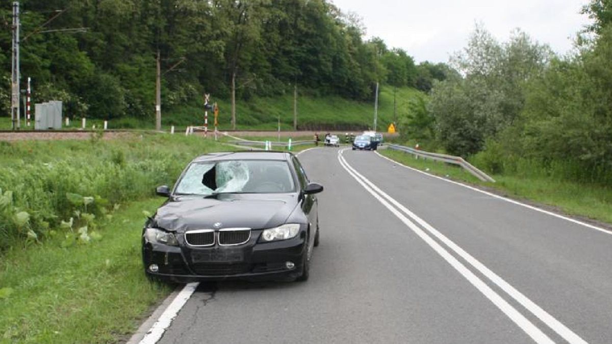 Wypadek rowerzysty w Małopolsce