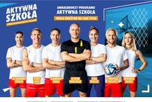 Szymon Marciniak i inni sportowcy promują "Aktywną szkołę"