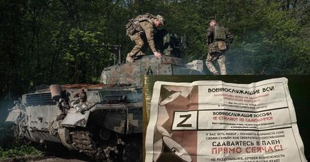Rosjanie rozprowadzają propagandowe ulotki. "Poddaj się natychmiast"