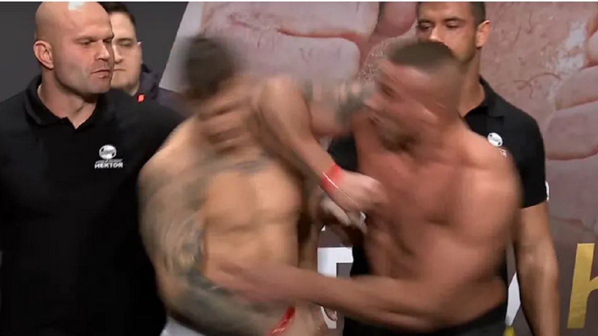 Bójka pomiędzy Alanem Kwiecińskim i Denisem Załęckim 