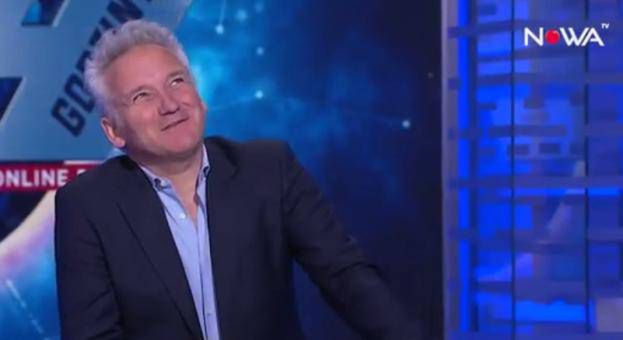 Jarosław Kret z Beatą Tadlą w NOWA TV