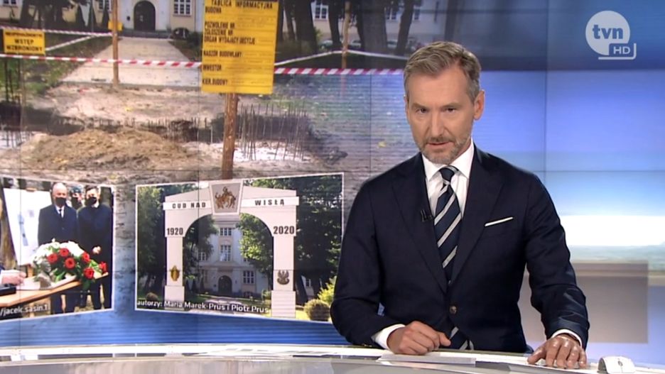 W  niedzielnych "Faktach" Piotr Kraśko przeszedł sam siebie