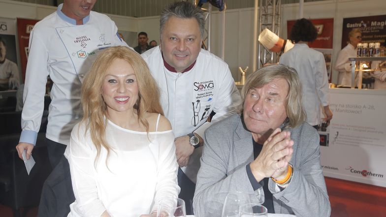 Robert Sowa z Moniką Jarosińską i Filipem Bajonem