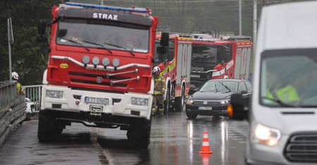 Wyciek gazu przy szpitalu w Bolesławcu. Ponad 100 ewakuowanych