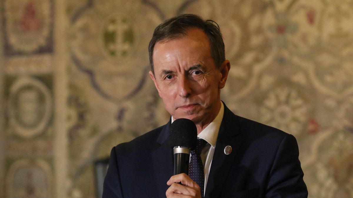 Marshal of the Senate Tomasz Grodzki is seen in Gdansk, Poland on 29 January 2020 Grodzki visited Gdansk to meet with local authorities.  (Photo by Michal Fludra/NurPhoto via Getty Images)