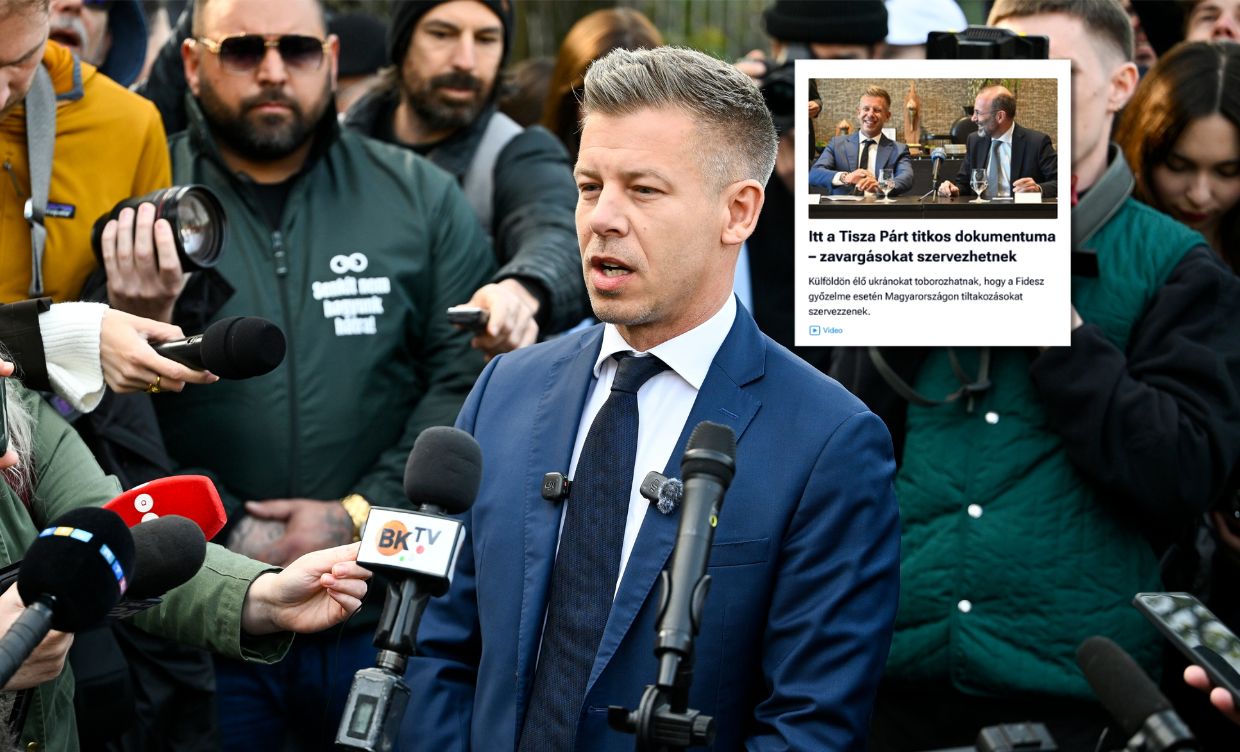 Media Orbana o rzekomym planie Tiszy. Magyar: "kłamstwa Fideszu"