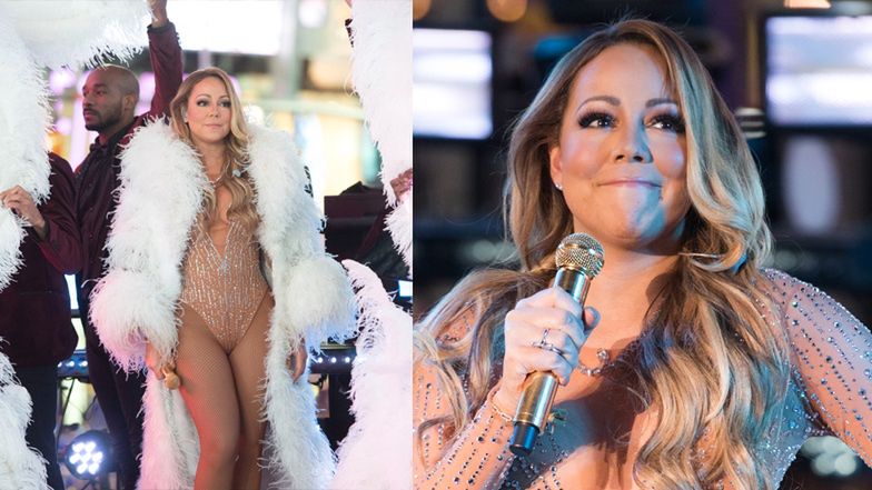 Mariah Carey kompromituje się na Times Square (Getty Images)