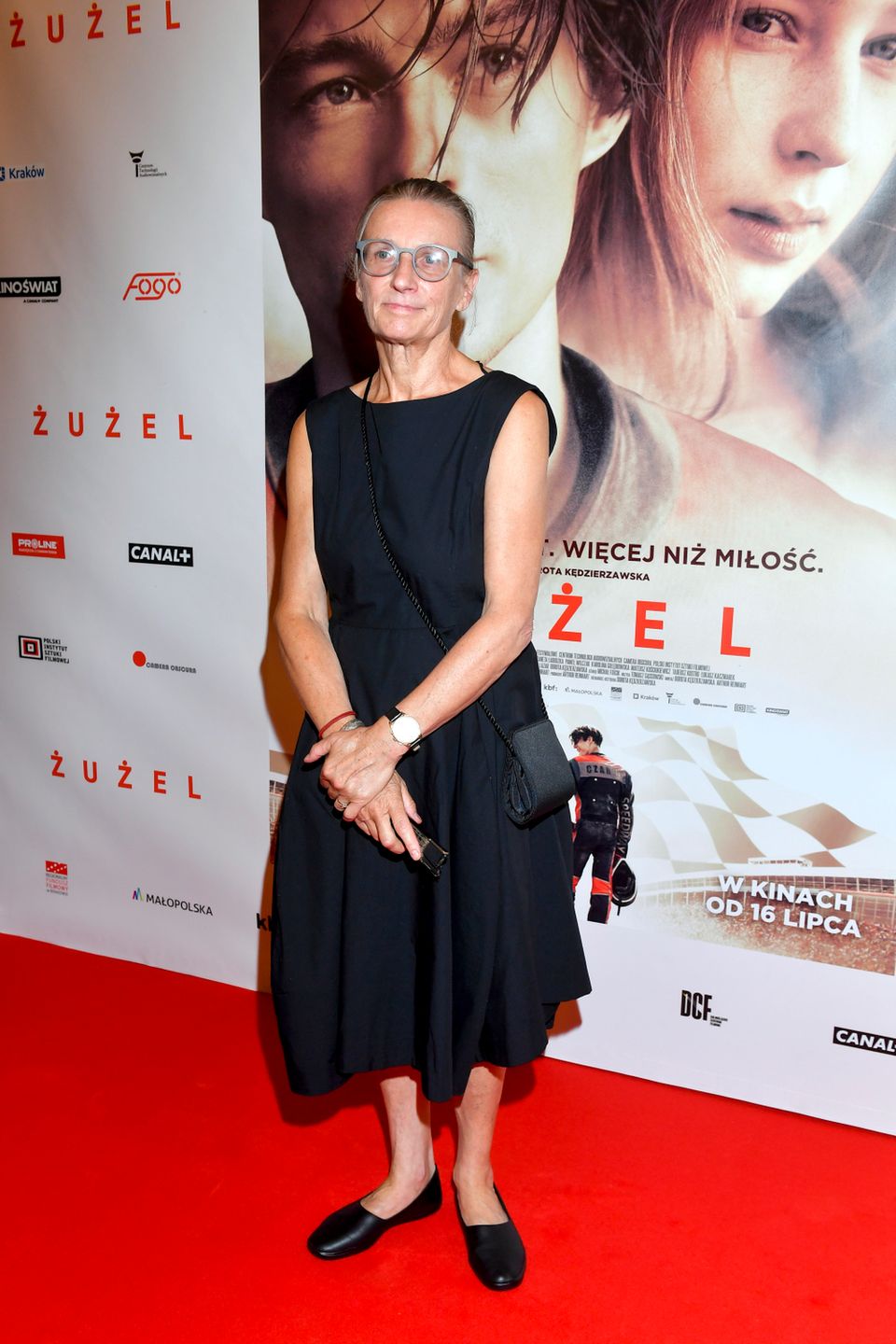 Dorota Kędzierzawska na premierze filmu Żużel