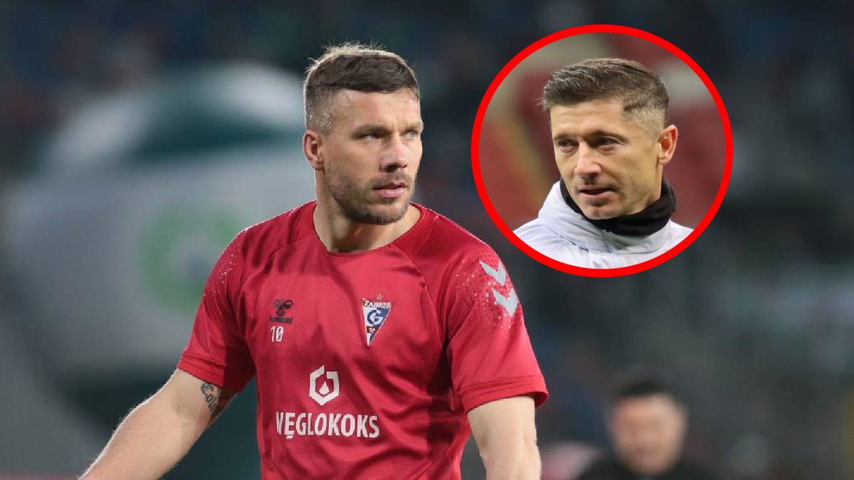 WP SportoweFakty / Tomasz Kudala / Mateusz Czarnecki / WP SportoweFakty / Lukas Podolski i Robert Lewandowski