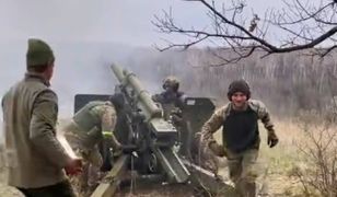Haubica M101 105 mm w akcji. Pierwsze takie nagranie z Ukrainy