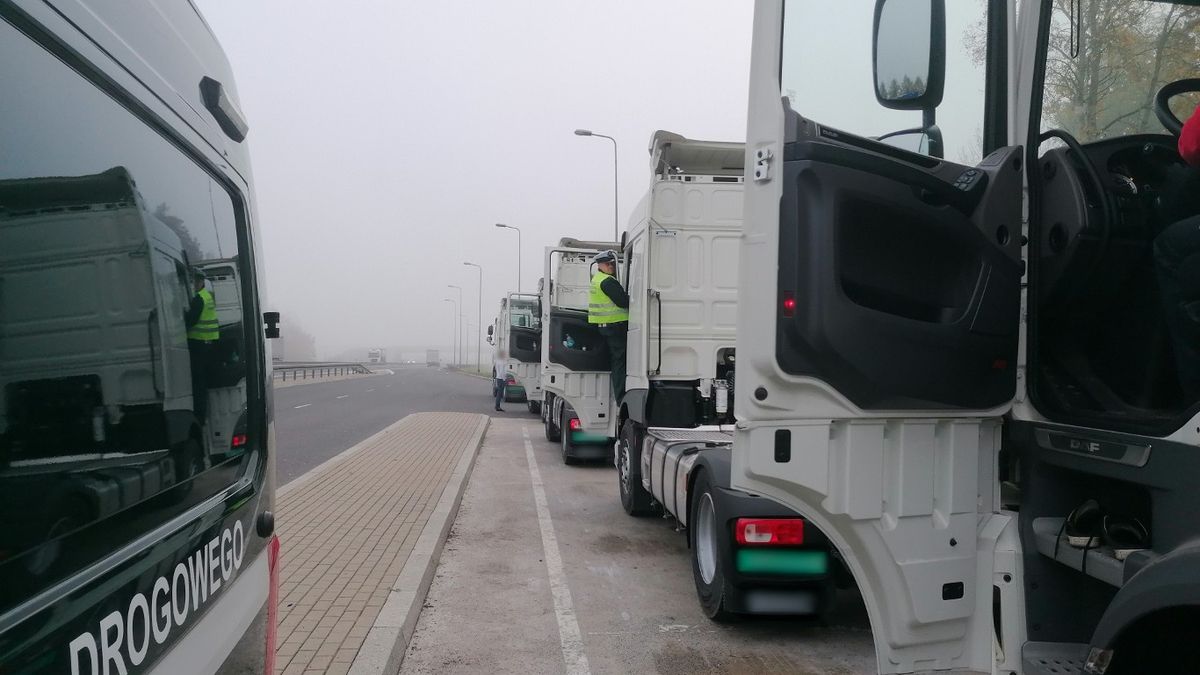 Kontrola ciężarówek