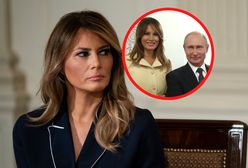 Melania Trump na spotkaniu z Putinem. Internauci do dziś wspominają jej wyraz twarzy