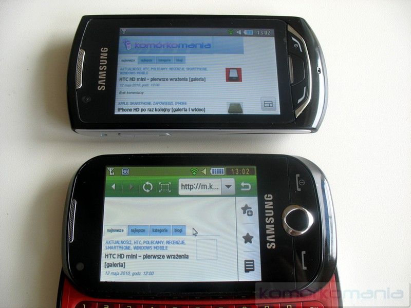 Samsung Monte czy Corby Pro - porównanie 8