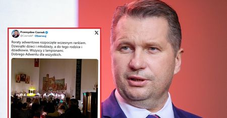 Czarnek zrobił zdjęcie dzieciom. Spadła na niego lawina krytyki