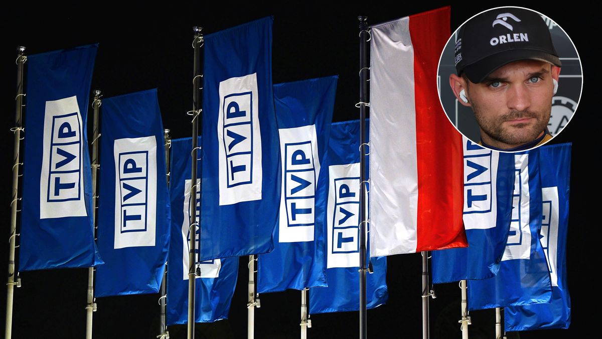 flagi TVP, w kółku Bartosz Zmarzlik