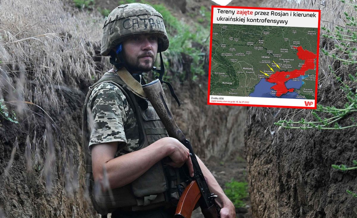 Wołodymyr Zełenski ogłosił, że ukraińska armia wkracza do okupowanego obwodu chersońskiego 