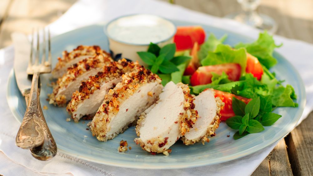 Opiekana pierś z kurczaka bez kości i bez skóry