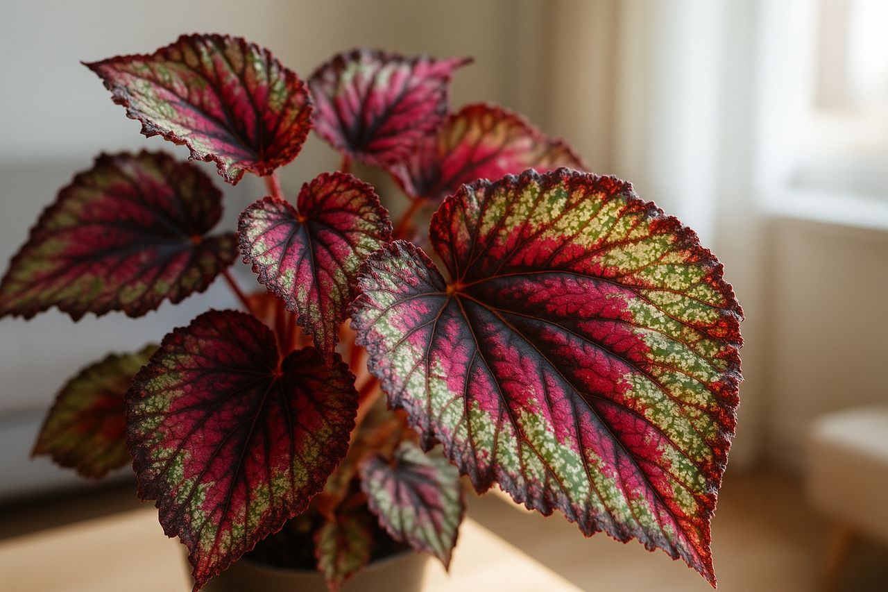 Begonia Rex – roślina o artystycznej duszy. Jak pielęgnować kolorowe liście