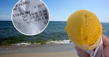 Orzeźwienie za miliony monet? Paragon przy plaży w Kołobrzegu może zmrozić