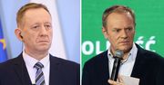Tusk apelował: "podaj się chłopie do dymisji". Minister reaguje