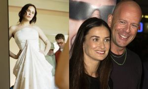 Córka Bruce'a Willisa i Demi Moore WYSZŁA ZA MĄŻ. Bajkowy ślub w Idaho i widowiskowa suknia Balenciagi (FOTO)