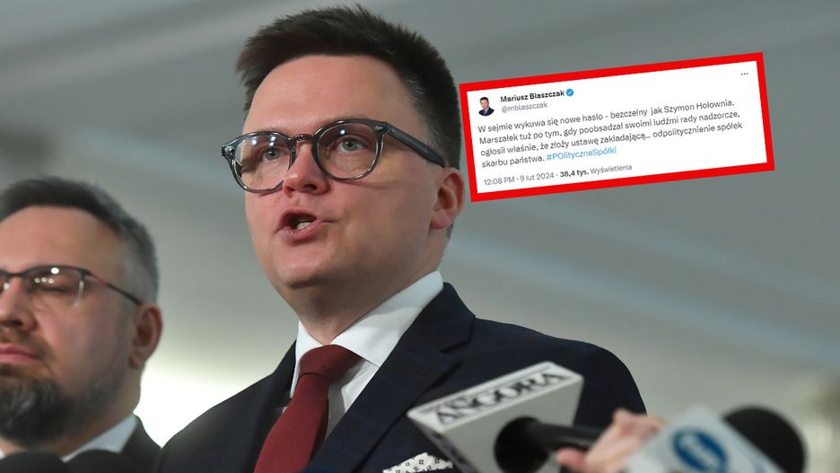 Szymon Hołownia zapowiedział powstanie projektu dot. odpolitycznienia państwowych spółek