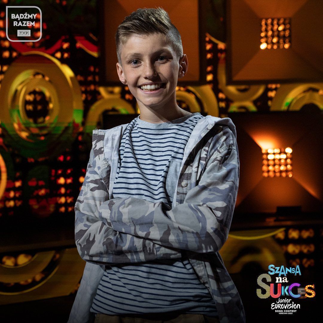 Kto będzie reprezentował Polskę na Eurowizji Junior 2022? (na zdjęciu Aleksander Maląg)