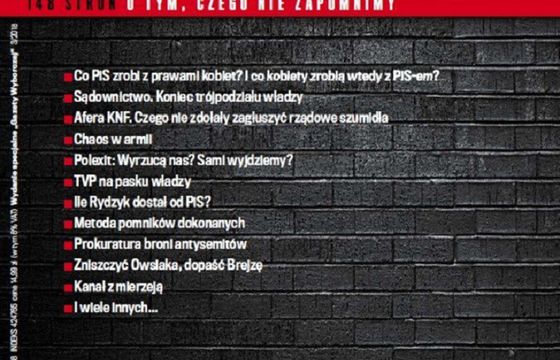 „Gazeta Wyborcza” wydaje magazyn „Czarna księga PiS”