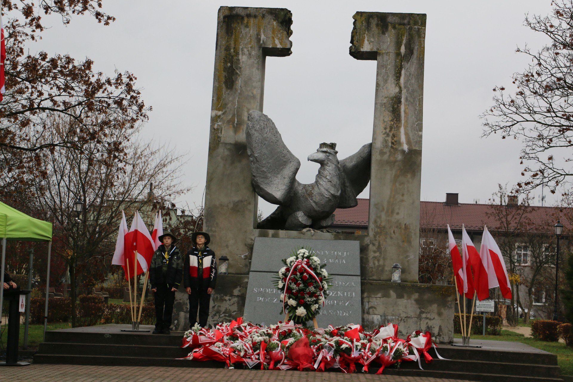 107. rocznica odzyskania przez Polskę niepodległości. Uroczystości w Aleksandrowie Kujawskim
