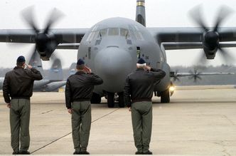 Pierwsza rotacja Amerykanów odleciała z bazy w Powidzu