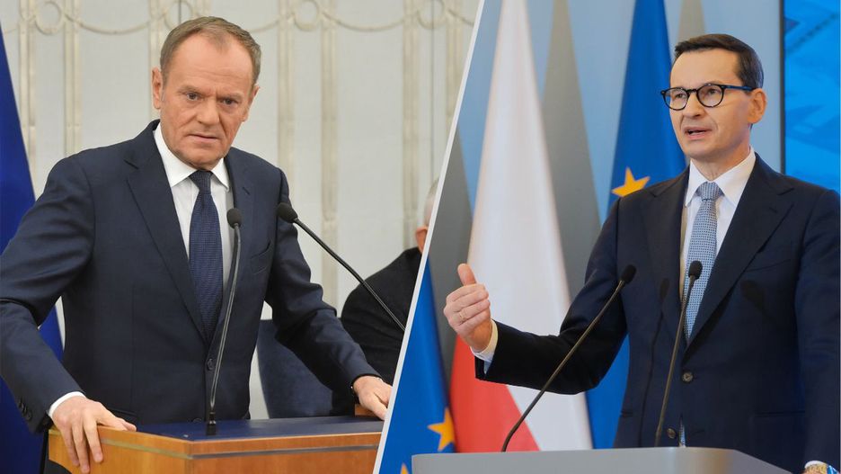 Donald Tusk Mateusz Morawiecki
