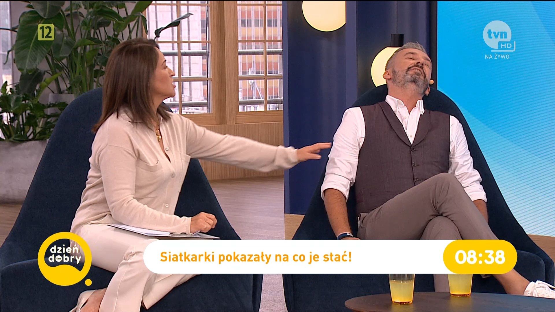 Kadr z dzisiejszego wydania "Dzień Dobry TVN"