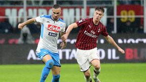 Serie A. AC Milan - SSC Napoli. Krzysztof Piątek nie odpowiedział krytykom