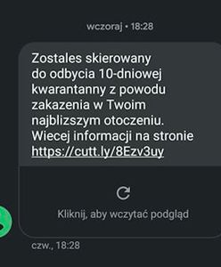 Mazowieckie. Oszuści wysyłają na kwarantannę. Uwaga, nie klikajcie w żaden link