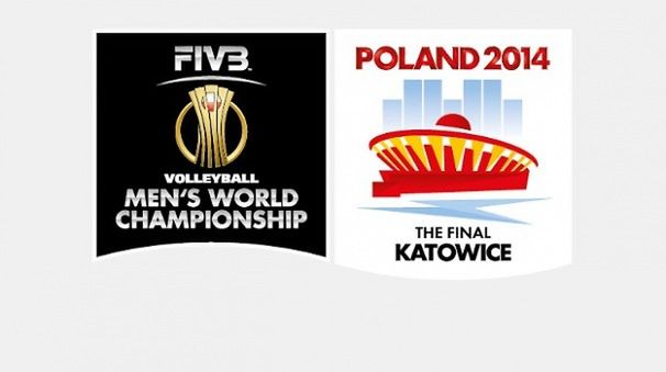 Logo promujące siatkarskie mistrzostwa świata w Katowicach, obecność Spodka jako symbolu miasta jest oczywista / fot. PZPS