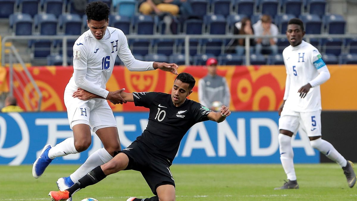 Zdjęcie z meczu Honduras - Nowa Zelandia na MŚ U20 w Polsce