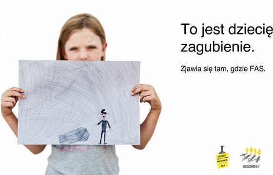 Rysunki z dziecięcym lękiem w kampanii przeciw piciu alkoholu w ciąży (wideo)