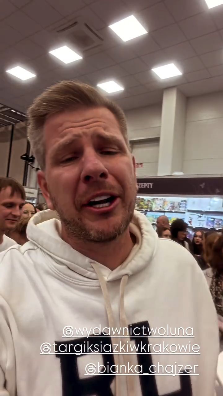 Filip Chajzer zbalokował Międzynarodowe Targi Książki w Krakowie