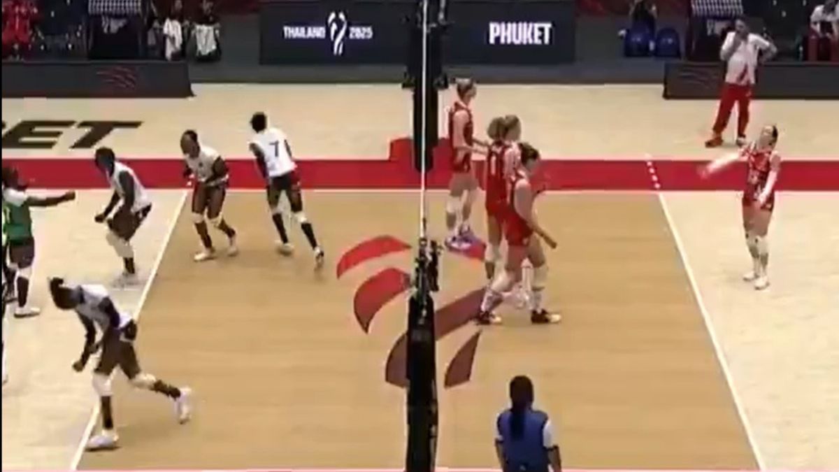 Twitter / Polsat Sport / Mecz mistrzostw świata 2025: Polska - Kenia