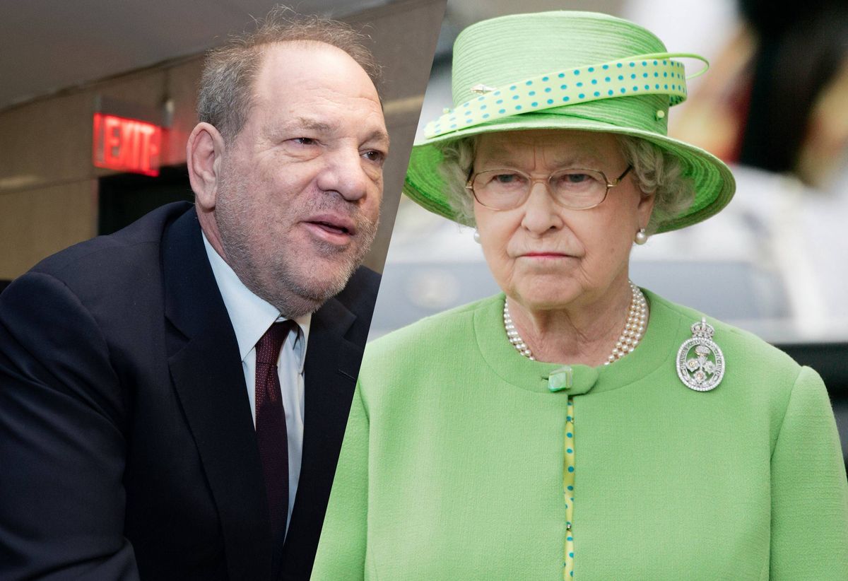 Królowa Elżbieta II odebrała Harveyowi Weinsteinowi brytyjskie odznaczenie