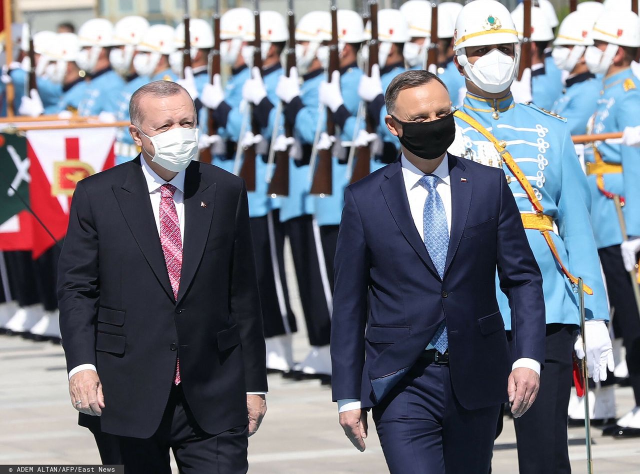 Recep Tayyip Erdogan i Andrzej Duda