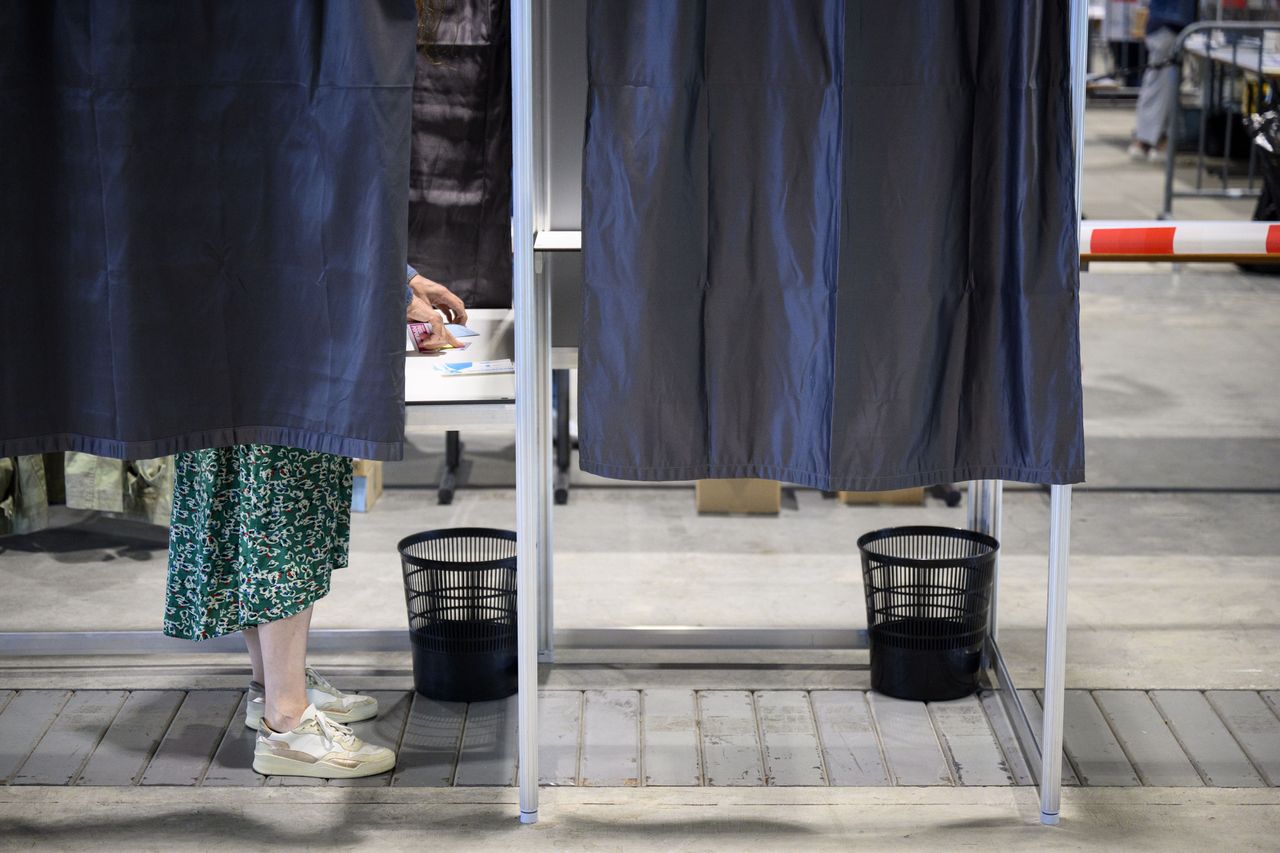 Commotion in one of the polling stations