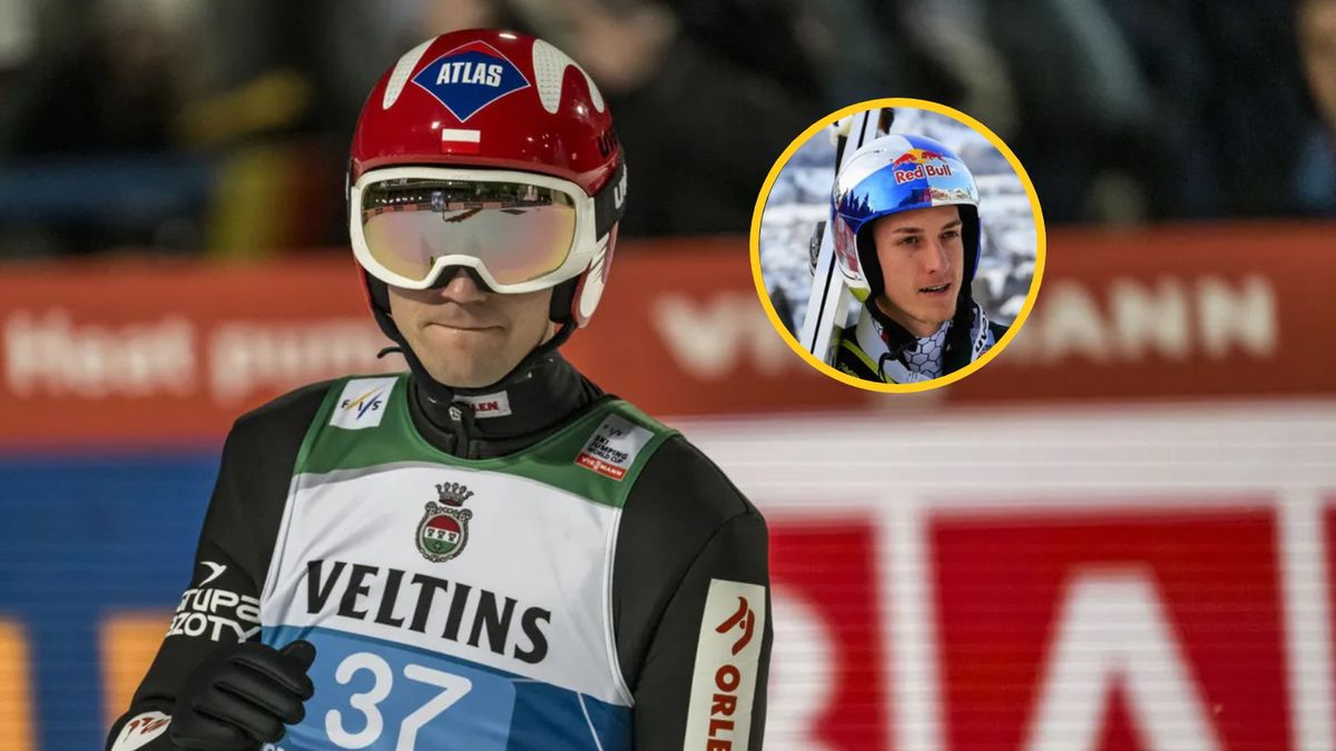 Getty Images / Dominik Berchtold/VOIGT, / Agencja Gazeta / Marek Podmokły / Na zdjęciu: Kamil Stoch (w kółku Gregor Schlierenzauer