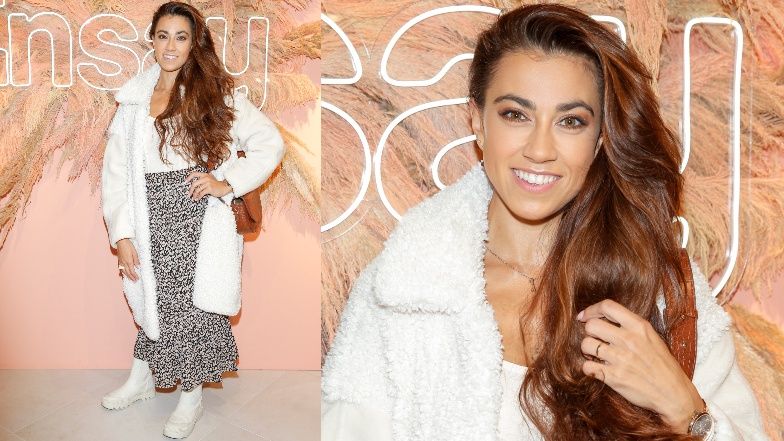 Celebrytki pozują na ściance