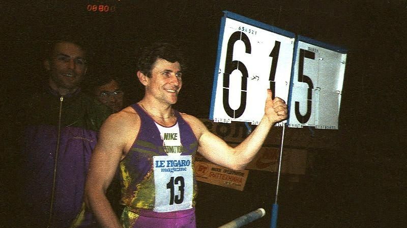 Bubka rekordy poprawiał metodycznie, centymetr po centymetrze