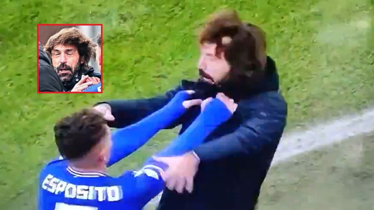 Sebastiano Esposito rzucił się na trenera Andreę Pirlo