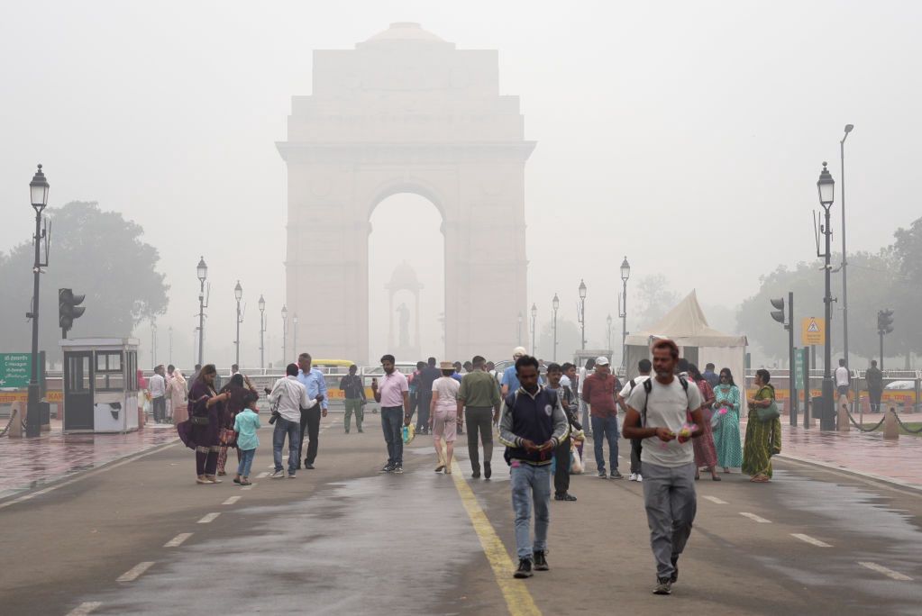 Smog w Delhi wygląda przerażająco