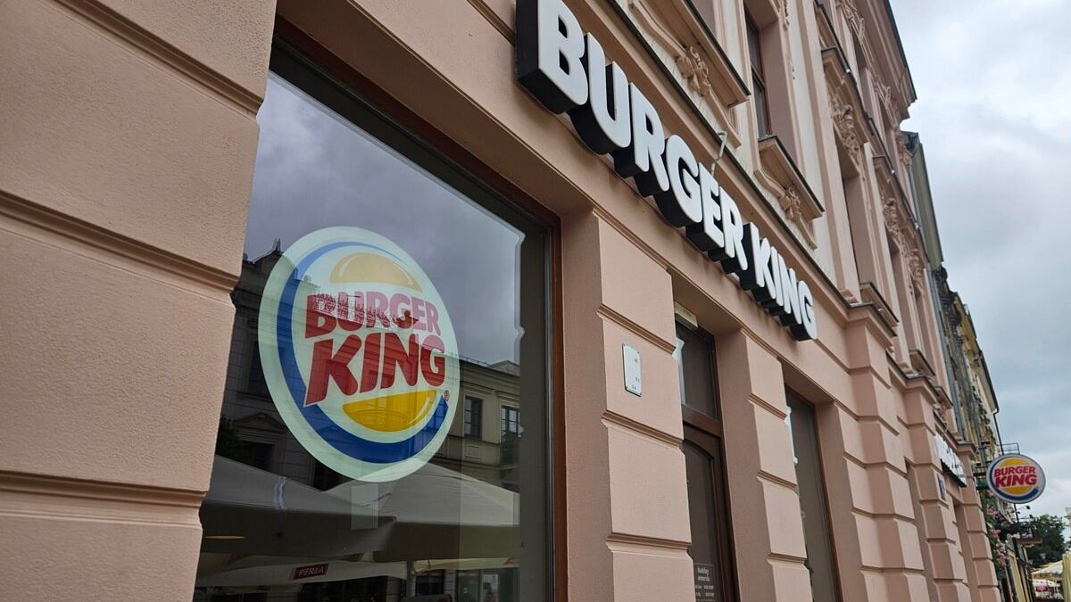 Burger King przy ul. Krakowskie Przedmieście (deptak) w Lublinie