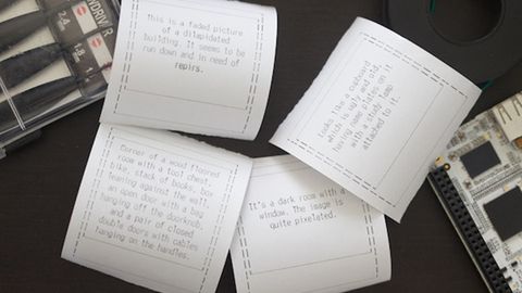 Zamiast zdjęcia – opis ujęcia. Wyjątkowy aparat i drukarka w jednym 1